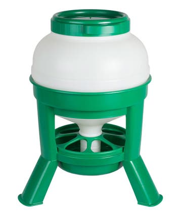 Hopper feeder plastic groen 20 liter, Dieren en Toebehoren, Ophalen of Verzenden, Nieuw