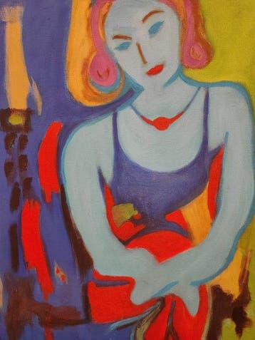 Heber Luis Gil (2017) - Mujer meditando