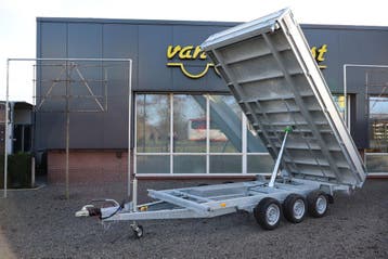 Hapert, Henra en Ifor Williams kipper, GROTE VOORRAAD!, Auto diversen, Aanhangers en Bagagewagens, Nieuw