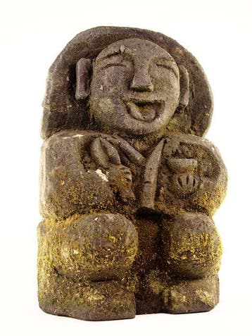 Natuursteen (tuff) - God believed to bring bountiful rice