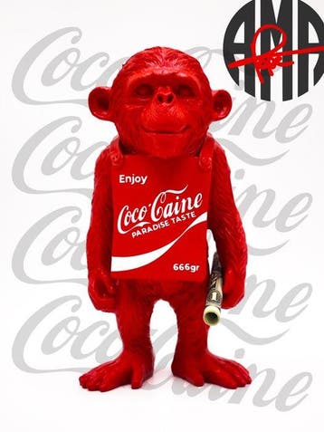 AMA • Pope (1985) - Coco-Caine Chimp - COCA-COLA & BANKSY