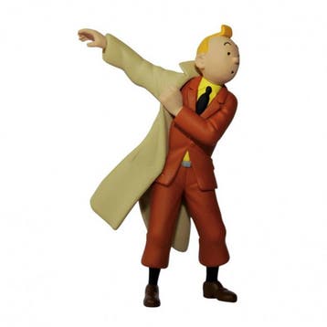 Kuifje PVC Beeldje met Trenchcoat 8 cm, Verzamelen, Ophalen of Verzenden, Nieuw
