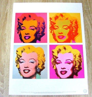 Andy Warhol - 4 Marilyn Monroe (1964,1967)