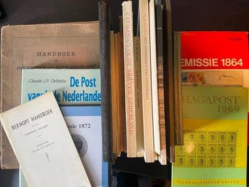 Nederland - Accessoires - plusminus 25 stuks, Gestempeld