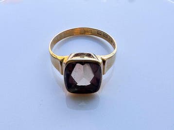 Ring - 18 karaat Geel goud - 3.39ct. tw. Toermalijn, Nieuw