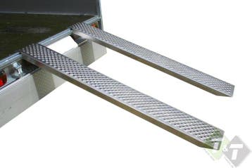 Oprijplaat 150cm Aluminium, Set, 1500mm X 210mm X 40mm (L X, Ophalen of Verzenden, Nieuw, Universele onderdelen