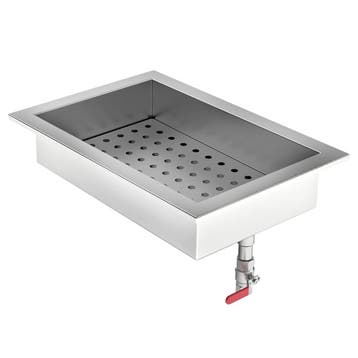 Crushed Ice Bak | RVS | Inbouw (Recht) | 1x 1/1 GN | Open |, Verzenden, Nieuw in verpakking