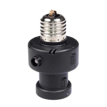 Schemer schakelaar + timer - E27 fitting - Zwart, Hobby en Vrije tijd, Ophalen of Verzenden, Nieuw