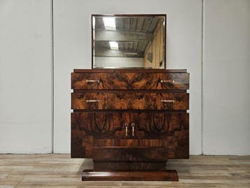 Credenza - Art Deco-dressoir uit de jaren ’40 in, Antiek en Kunst, Antiek | Meubels | Stoelen en Banken