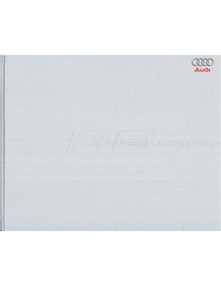 2009 AUDI R8 HARDCOVER BROCHURE DUITS, Boeken, Auto's | Folders en Tijdschriften, Audi