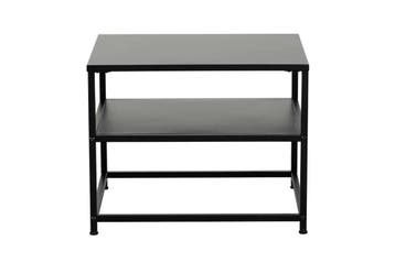 Industrieel bijzettafel DURA STEEL 50cm zwart metaal met, Huis en Inrichting, Tafels | Sidetables, Ophalen of Verzenden, Nieuw