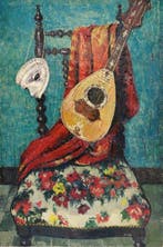 Louis Charrat (1903-1971) - Composizione con Maschera e, Antiek en Kunst, Kunst | Schilderijen | Klassiek