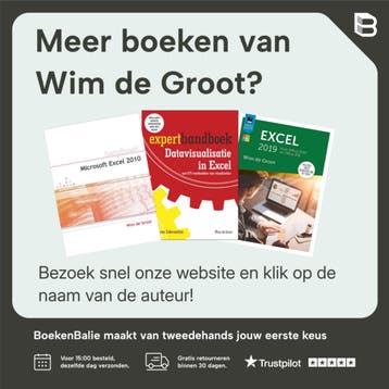Handboek Excel 2021 / Handboek 9789463562515 Wim de Groot, Boeken, Verzenden, Zo goed als nieuw, Wim de Groot