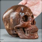 Natuurlijke zeldzame rode agaat doodshoofd – 2,2 kg kracht