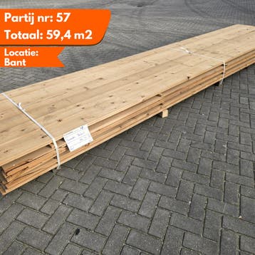 Thermo Vuren Zweeds Rabat 5500x190-180x16-26mm, Ophalen of Verzenden, Nieuw