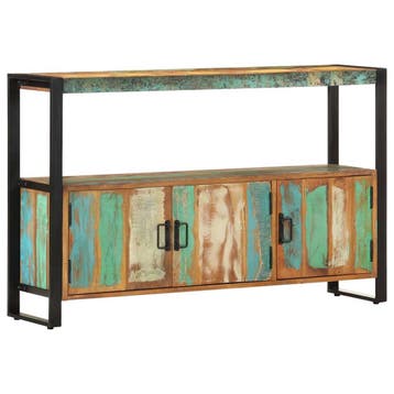 vidaXL Dressoir 120x30x75 cm massief gerecycled hout, Huis en Inrichting, Verzenden, Nieuw, Overige houtsoorten, Minder dan 50 cm