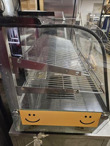 Online veiling warmhoudvitrine, Gebruikt, Fornuis, Frituur en Grillen