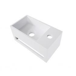 Solid Surface fontein & handdoekhouder rechts 356x203x159, Ophalen of Verzenden, Nieuw
