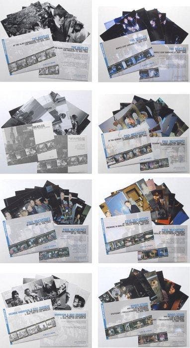 Beatles - 8x Photo Sets, 56 Photographs Beatles, Paul, Cd's en Dvd's, Vinyl Singles