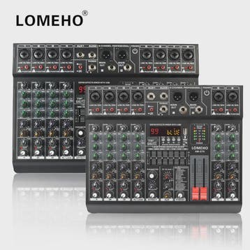 Lomeho AM-GT6/8 Professionele Audio Mixer Console met 7-Band, Verzenden, Nieuw