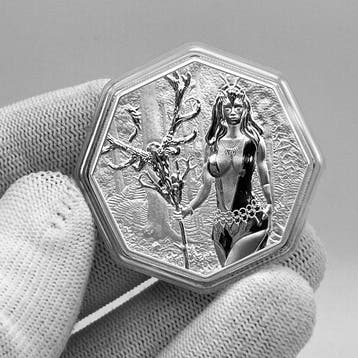 Duitsland. 5 Mark 2023 – Witchcraft: Seeress – 1 oz Silver