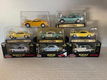 Racing Champions 1:64 - Modelauto (8) - 1955 Chevy Bel Air, Nieuw