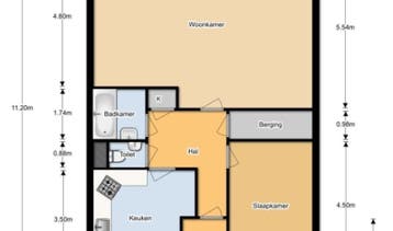Te Huur 2 Kamer Appartement Maaskade In Venlo, Direct bij eigenaar, Limburg, Appartement, Venlo