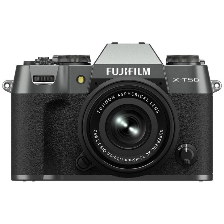 Fujifilm X-T50 Antraciet + XC 15-45mm, Audio, Tv en Foto, Fotocamera's Digitaal, Nieuw, Ophalen of Verzenden