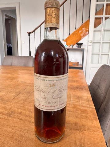 1955 Chateau dYquem - Sauternes 1er Cru Supérieur - 1 Fles, Nieuw