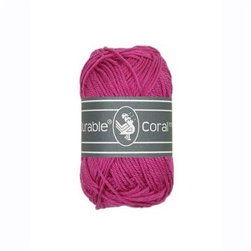 Durable Coral Mini 241 Magenta - Haakgaren / Breigaren, Ophalen of Verzenden, Nieuw, Breien of Haken, Wol of Garen