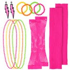 Disco 80s Party Accessoires Set, Kleding | Dames, Carnavalskleding en Feestkleding, Ophalen of Verzenden, Nieuw