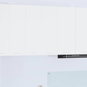 vidaXL Hangende kast met 2 deuren Wit 60 x 31 x 80 cm, Verzenden, Nieuw, Wit