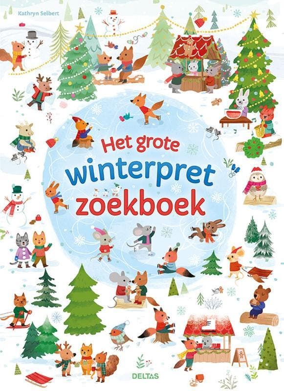 Het grote winterpret zoekboek - Kathryn Selbert, Boeken, Kinderboeken | Kleuters, Zo goed als nieuw, Verzenden