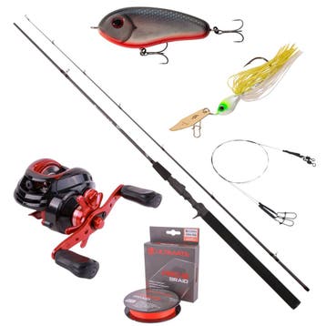 Ultimate Pike Caster Baitcaster Set 20-60g, Verzenden, Nieuw
