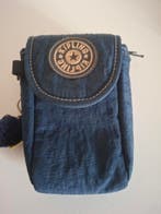 Kipling schoudertasje donkerblauw met aapje, Sieraden, Tassen en Uiterlijk, Tassen | Damestassen, Zo goed als nieuw, Blauw, Overige typen