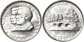 1/2 Dollar 1937, Vereinigte Staaten von Amerika, Postzegels en Munten, Munten | Amerika, Verzenden