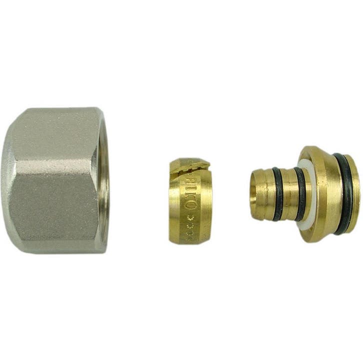 Riko TP-98 Adaptors - 20x2 Euroconus - Vernikkeld, Doe-het-zelf en Verbouw, Sanitair, Nieuw, Ophalen of Verzenden