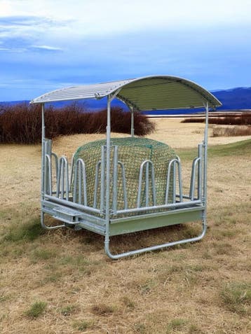 Hooiruif 2x2m VOERSTATIONS voor paarden koeien ruif, Weidegang