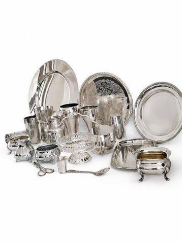Tafelservies (20) - Zilver, Verzilverd - Mooie tafelobjecten