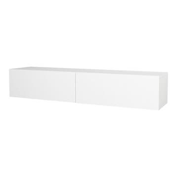 [en.casa] Tv-meubel Toivakka zwevend 135x31x25 cm wit, Verzenden, Nieuw