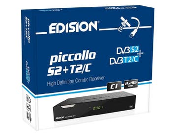 Edision Piccollo S2+T2/C met CI slot, Audio, Tv en Foto, Ophalen of Verzenden, Nieuw, (Schotel)antenne-accessoires