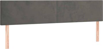 vidaXL Hoofdborden 2 st - 90x5x78/88 - cm - fluweel -, Ophalen of Verzenden, Zo goed als nieuw