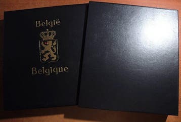 Accessoires België - Een leeg luxe DAVO album Deel I met, Postzegels en Munten, Gestempeld