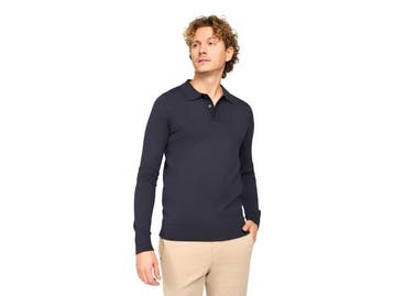 Veiling - Solution Ralf Polo Knit Navy - M, Nieuw