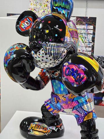 Patryk Konrad - Tyson boxer Mickey pop art holographic