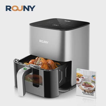 ROUNY Airfryer 5L met Touch Control, Zichtvenster en Vaatwas, Verzenden, Nieuw