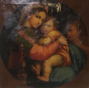 Romea Ravazzi (1870-1942) - Madonna della seggiola, Antiek en Kunst