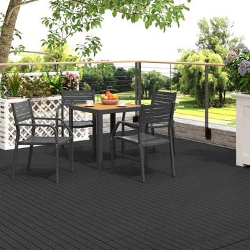 2dekans | EUGAD WPC Terrastegels 30 x 60 cm - 12 Stuks - 2, Ophalen of Verzenden, Zo goed als nieuw, EUGAD