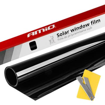 Solar Raamfolie Super donker zwart 5% - 0,75x3m, Auto diversen, Verzenden