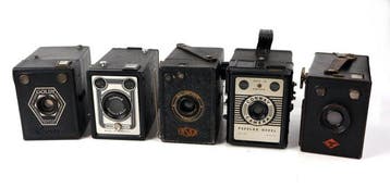 Diversen 5x Box Boxcamera, Nieuw